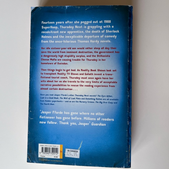 *3/$20* Jasper Fforde First Among Sequels A Thursday Next Novel Trade Paperpack - Picture 2 of 6